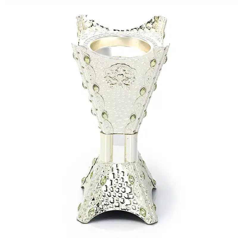 Larged Studded Silver Bukhoor Burner AM00874
