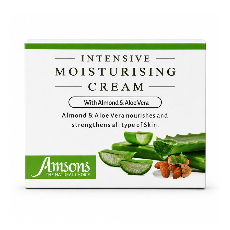 Intensive Moisturising Cream with Almond and Aloe Vera 50g