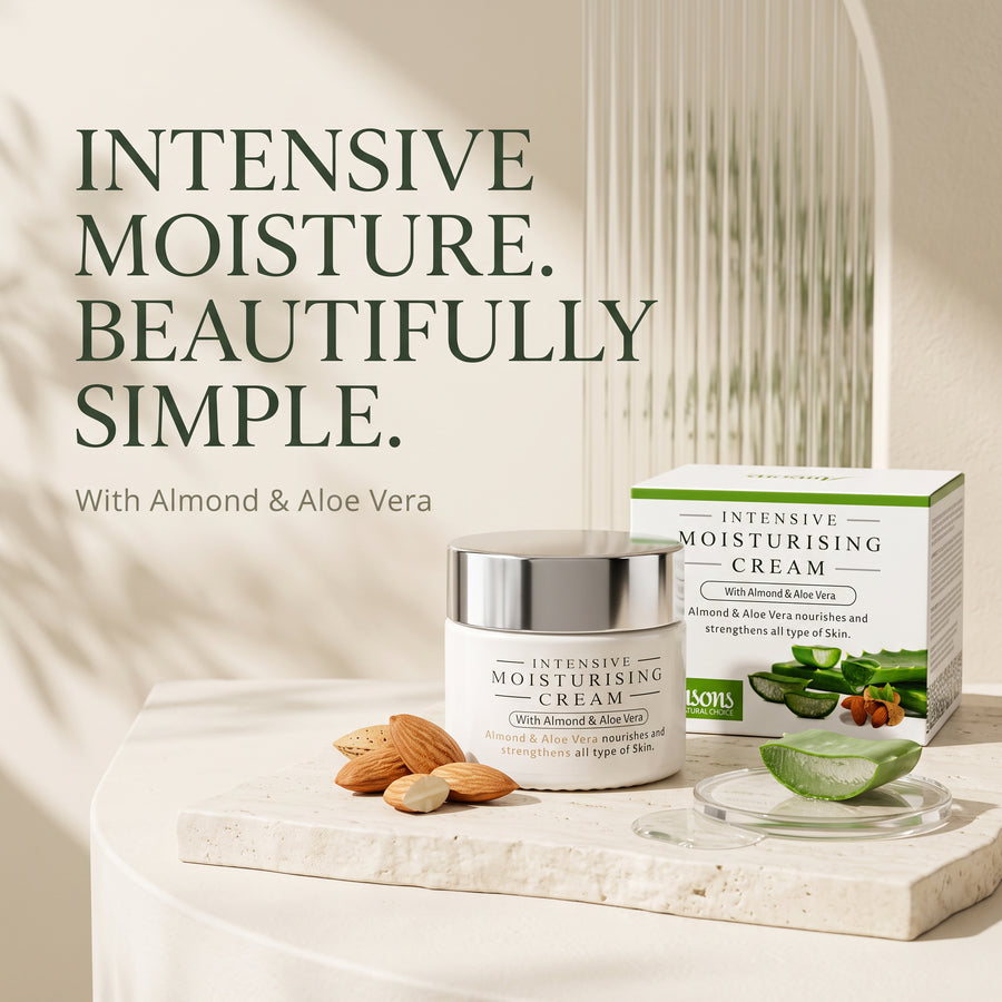 Intensive Moisturising Cream with Almond and Aloe Vera 50g