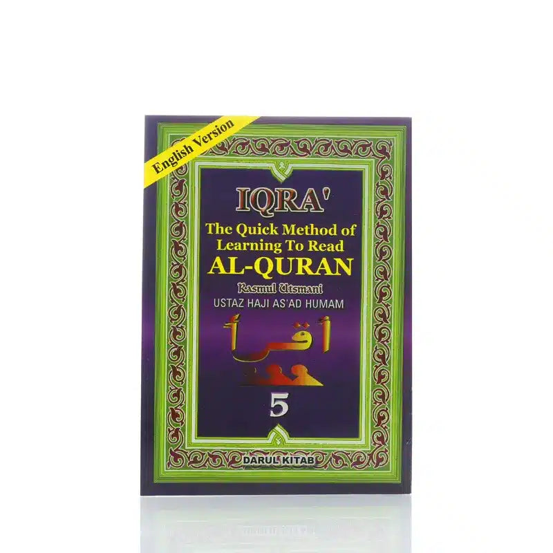 Iqra Book The Quick Method Of Learning To Read Al-Quran