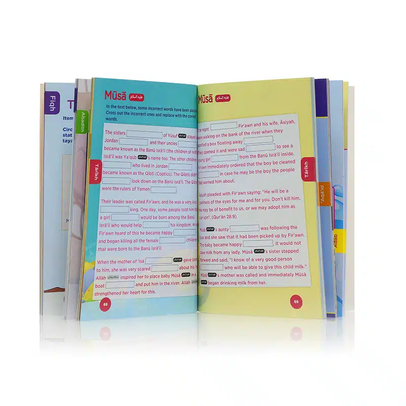 An Nasihah Book 5 Work Book Islamic Curriculum