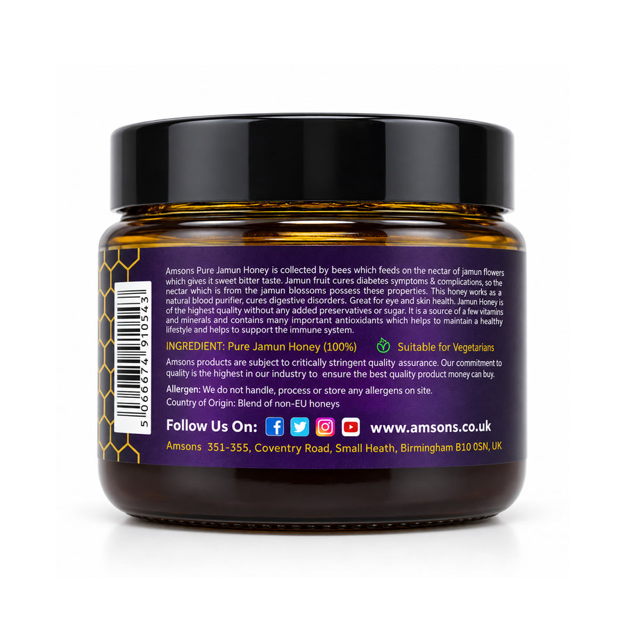 Pure Raw Jamun Honey 300g