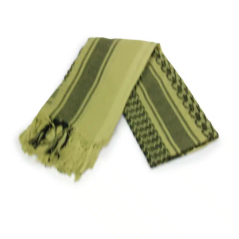 Olive Green and Black Shemagh