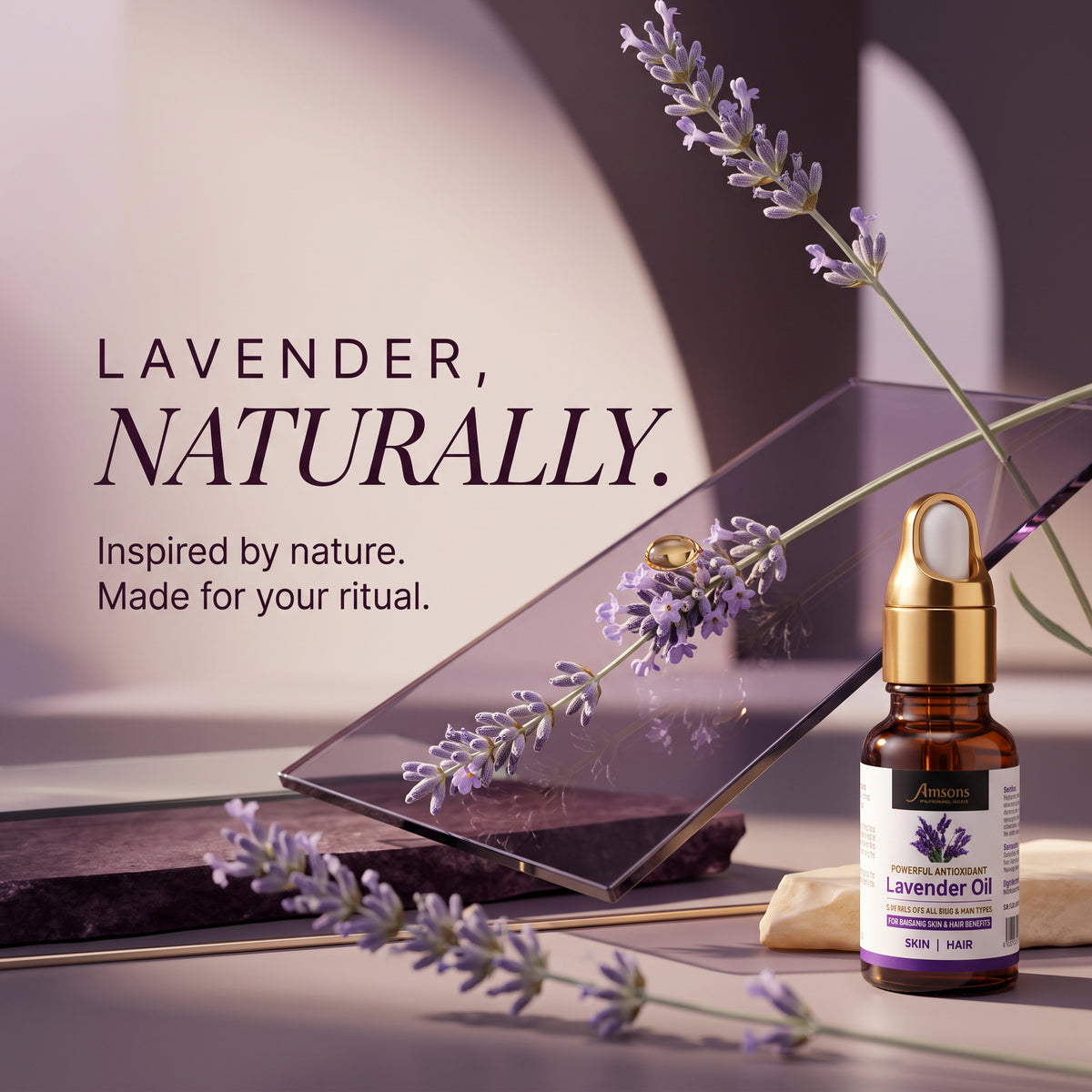 Lavender Oil for Hair and Skin