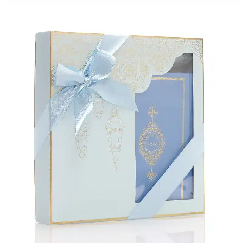 Turquoise Patterned Quran Gift Set
