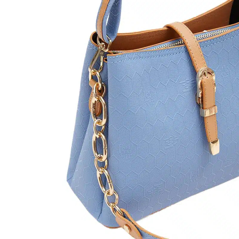 Women's Light Blue Elegant Hand Bag 930033
