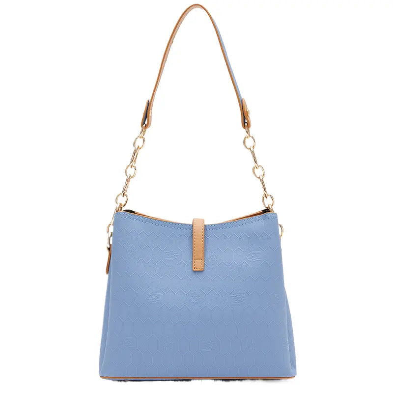 Women's Light Blue Elegant Hand Bag 930033