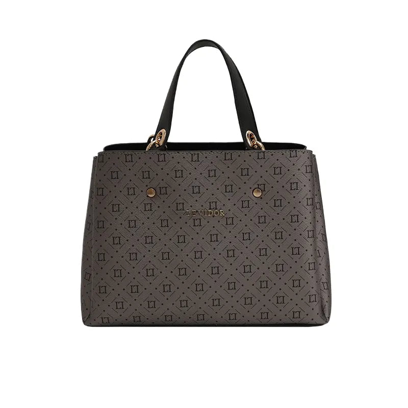 Women's Dark Grey Shoulder Designer Hand Bag Ref 93007