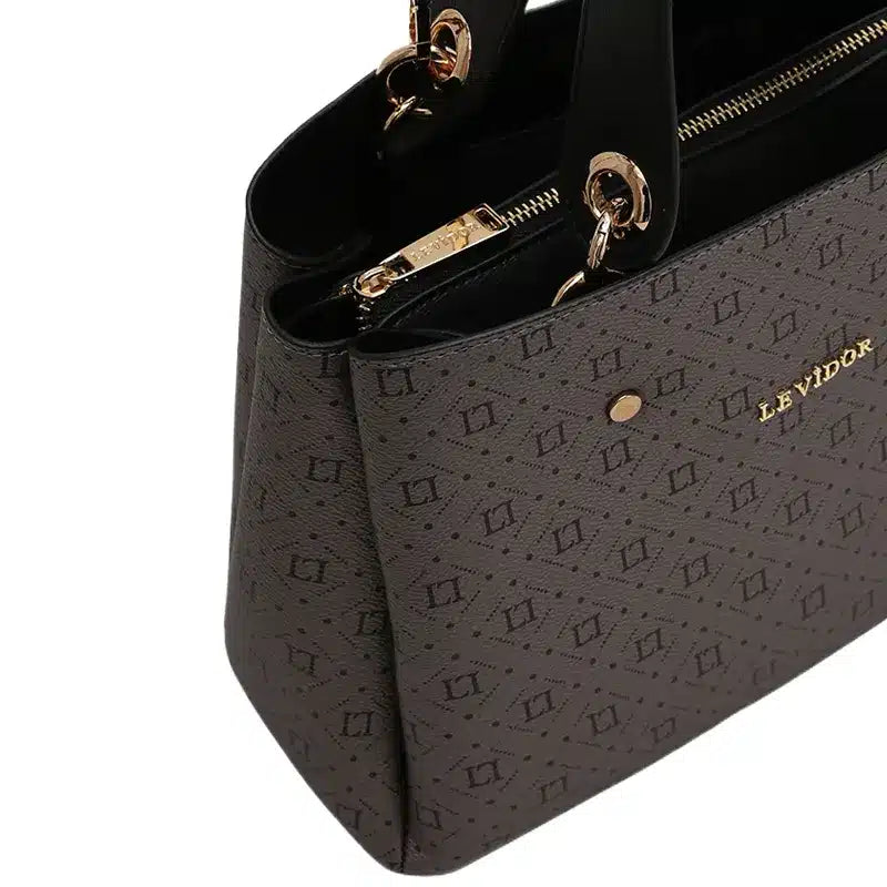 Women's Dark Grey Shoulder Designer Hand Bag Ref 93007