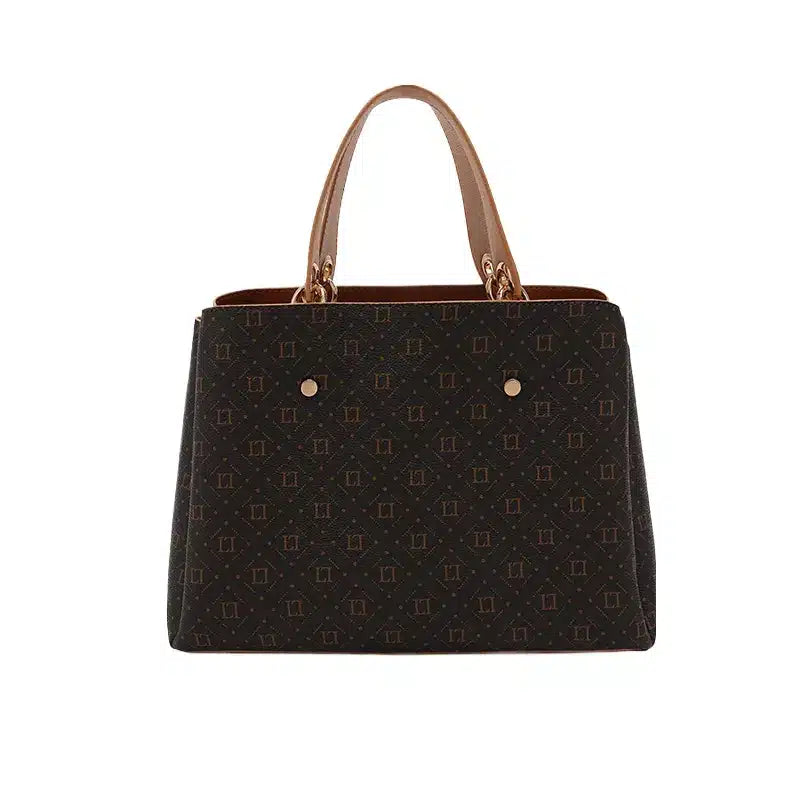 Women's Dark Brown Shoulder Designer Hand Bag Ref 93007