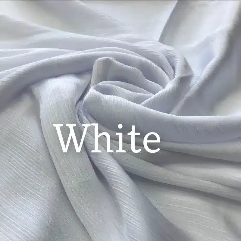 Lush Hijab White