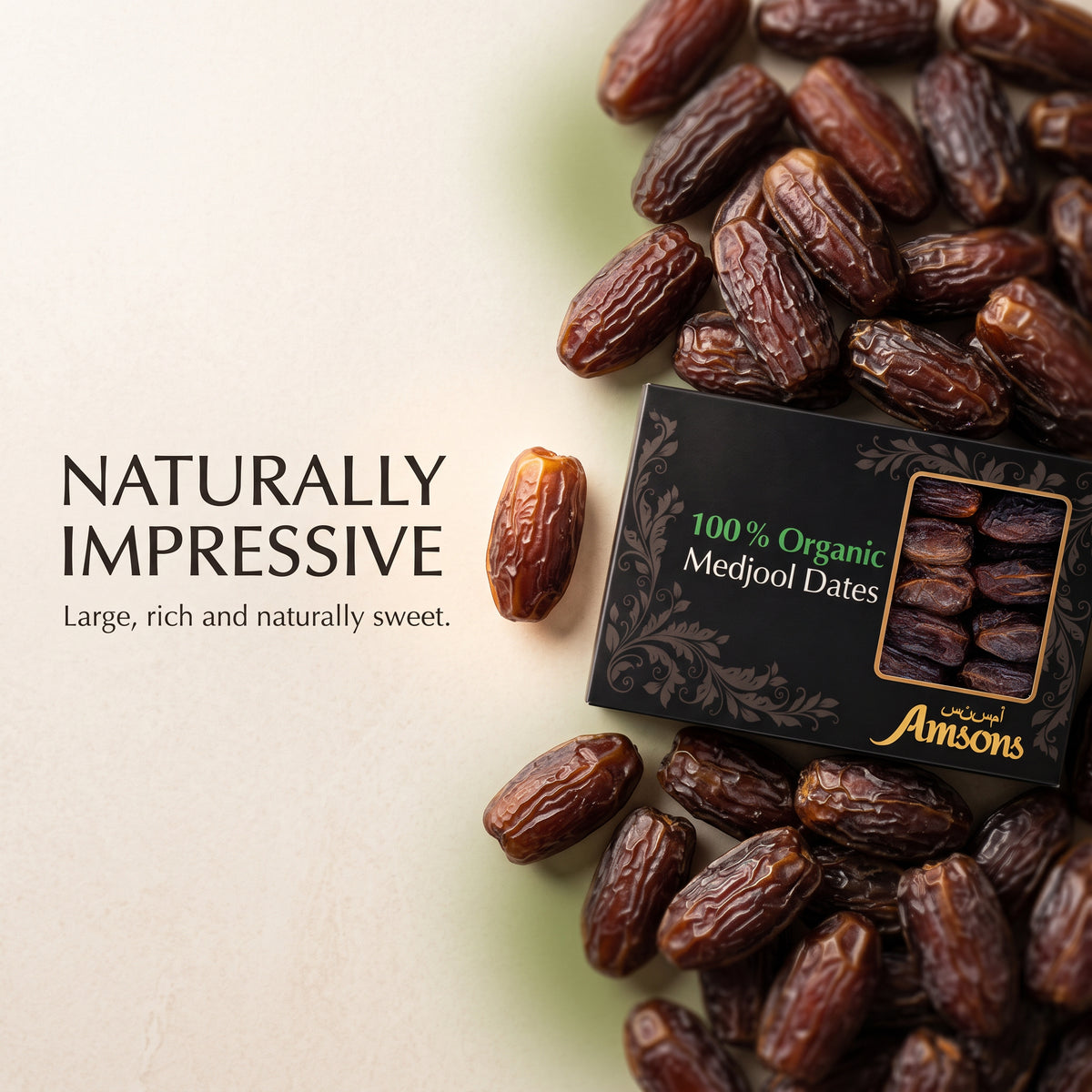 100% Organic Medjool Dates