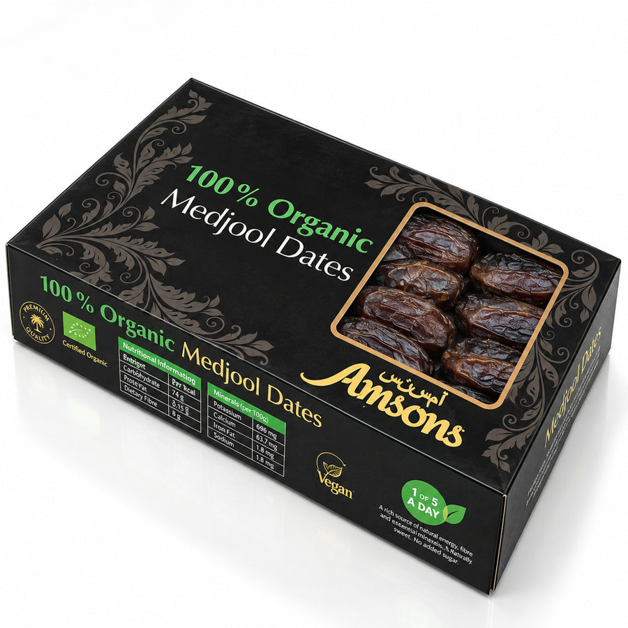 100% Organic Medjool Dates