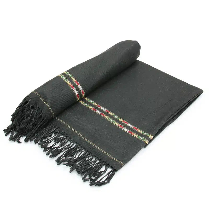Men's Premium Black Shawl