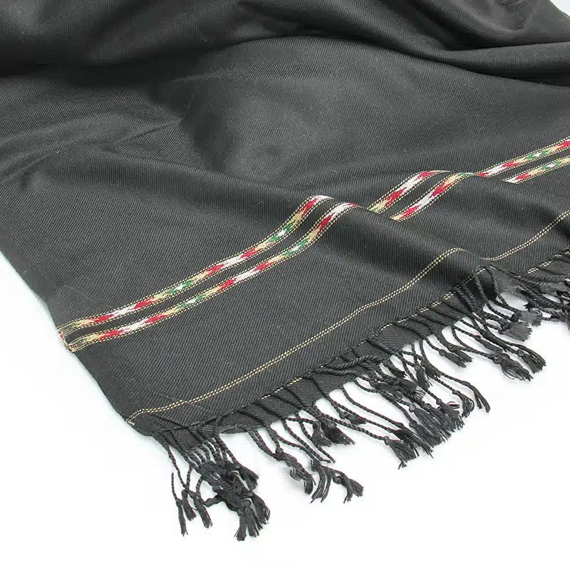 Men's Premium Black Shawl