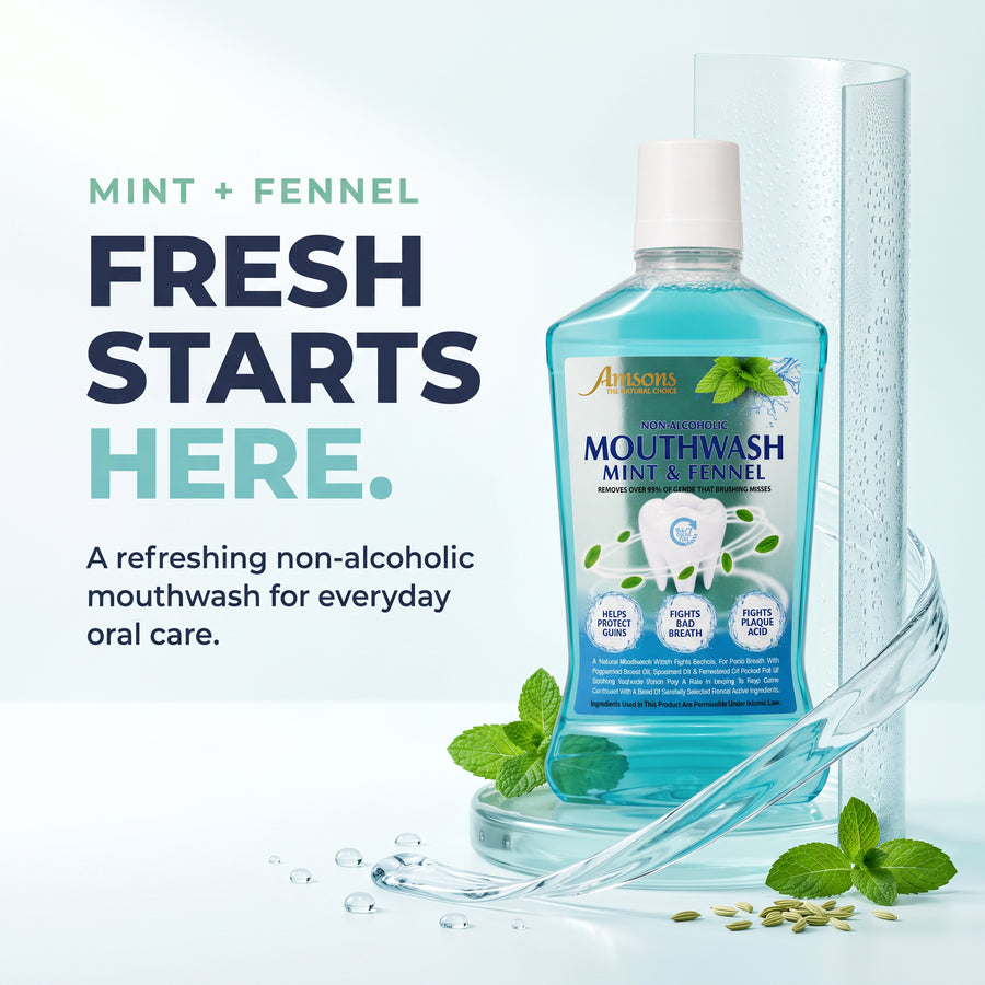 Non-Alcoholic Mint & Fennel Mouthwash