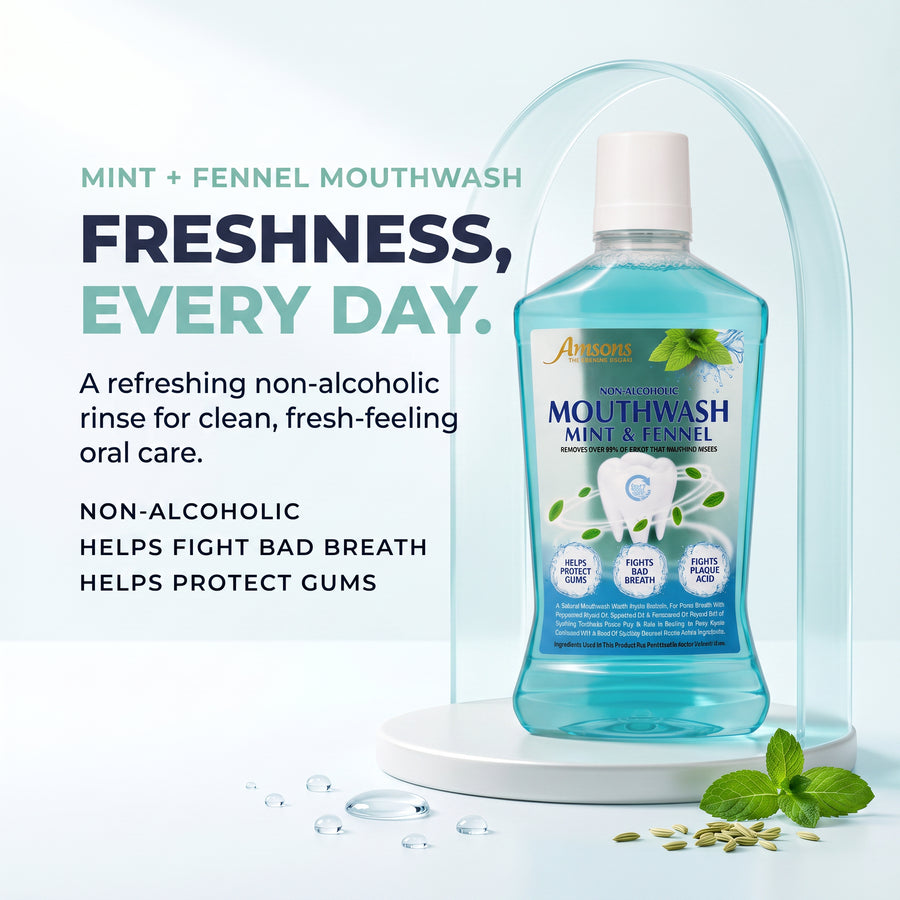 Non-Alcoholic Mint & Fennel Mouthwash