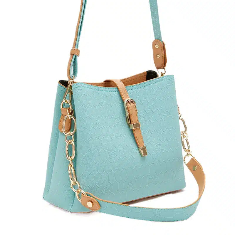 Women's Turquoise Elegant Hand Bag 930033