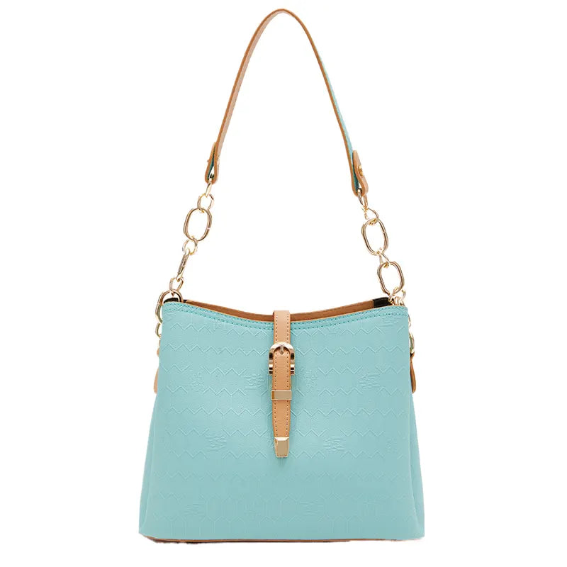 Women's Turquoise Elegant Hand Bag 930033
