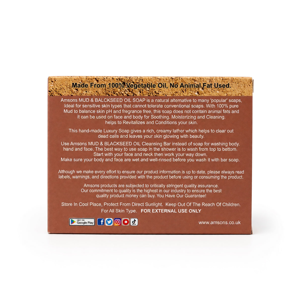 Mud & Black Seed Oil Soap