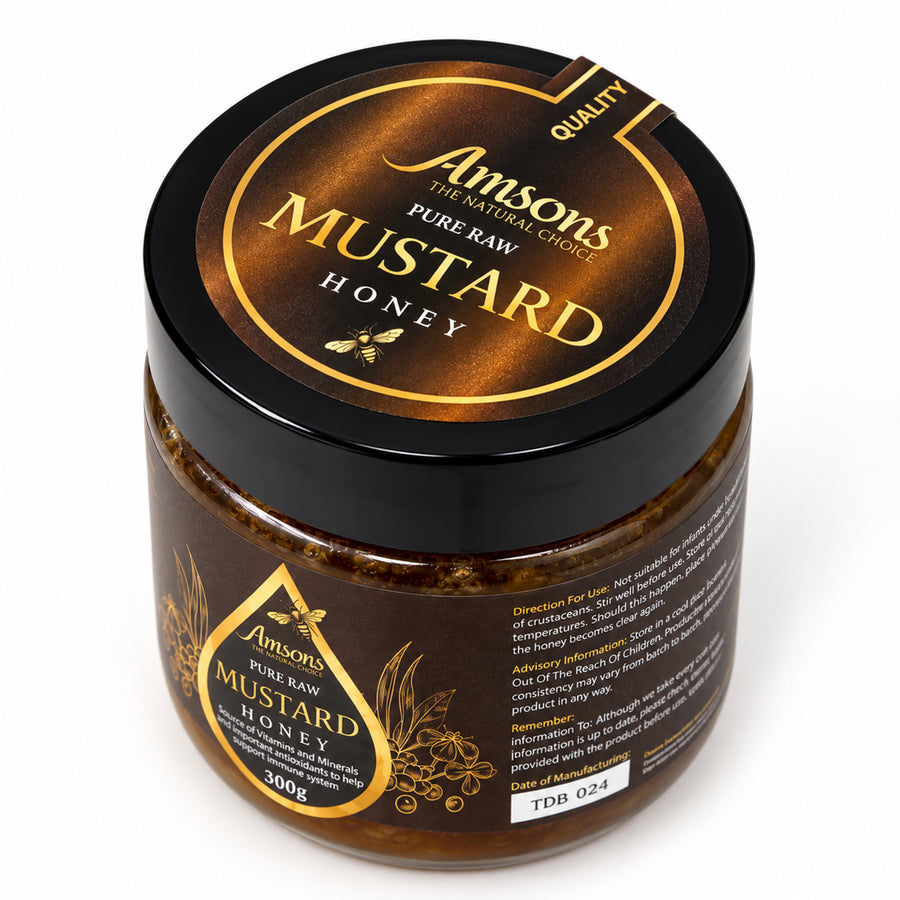 Pure Raw Mustard Honey 300g