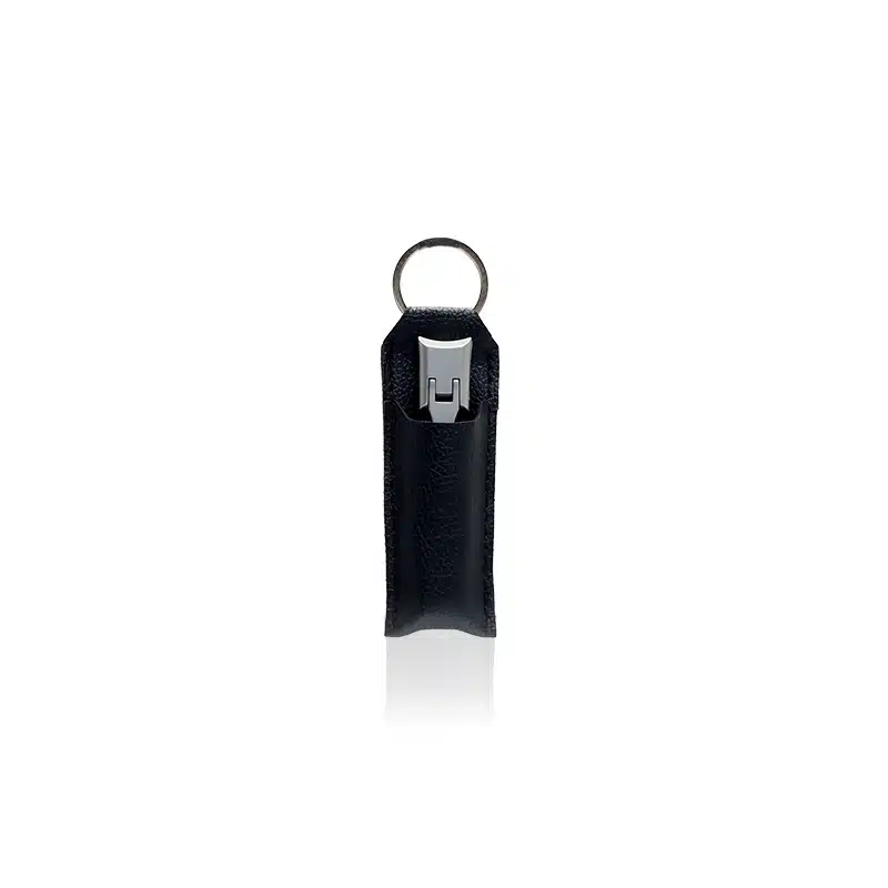 Stainless Nail Cutter With Leather Case