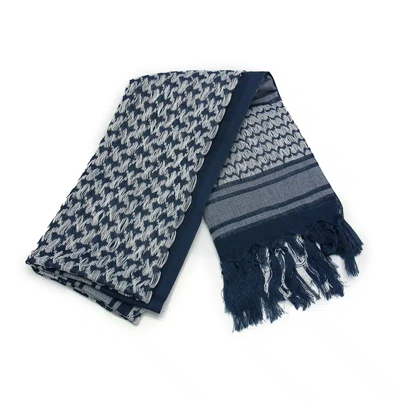 Navy And White Shemagh
