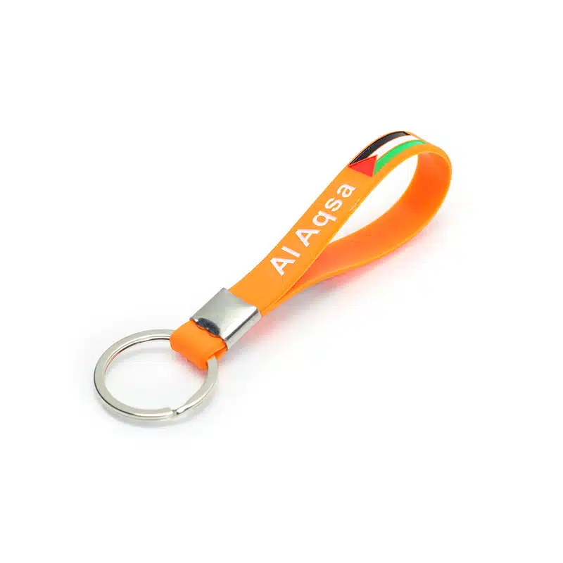 Orange Palestine Keyring