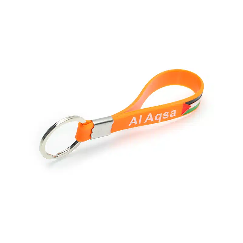 Orange Palestine Keyring