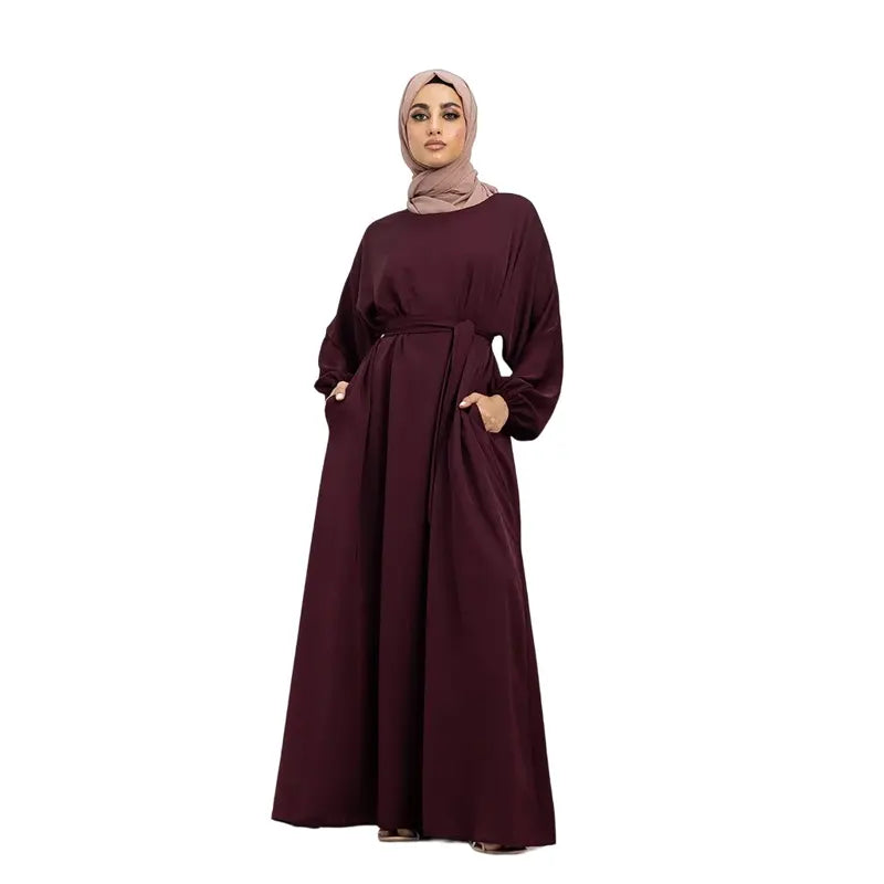 Basic Abaya Plum