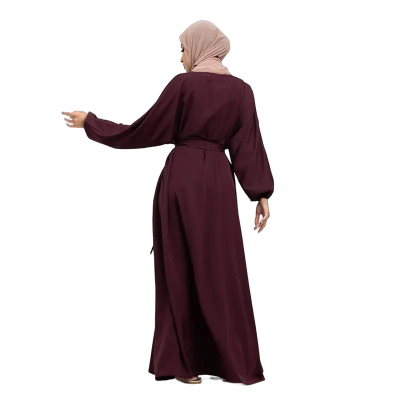 Basic Abaya Plum