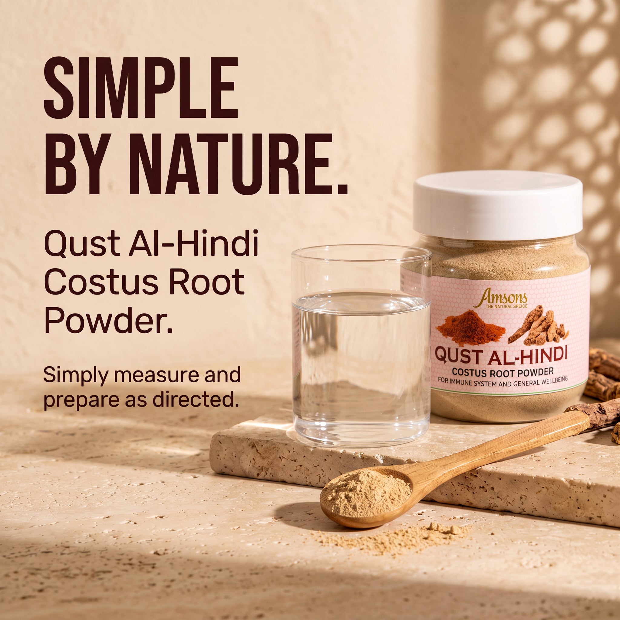 Qust Al Hindi Costus Root Powder 100g