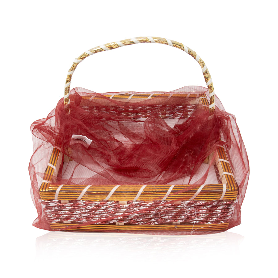 Empty Gift Hamper Red