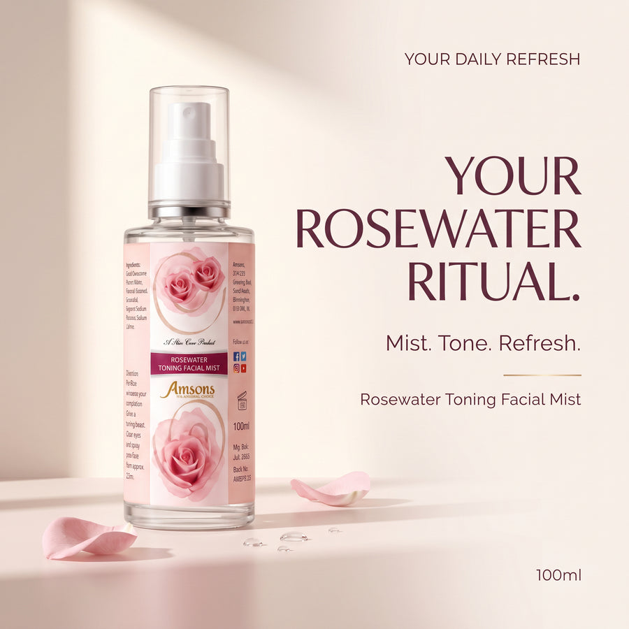 Rose Water Toning Facial Mist 100ml