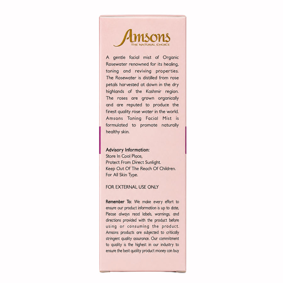 Rose Water Toning Facial Mist 100ml