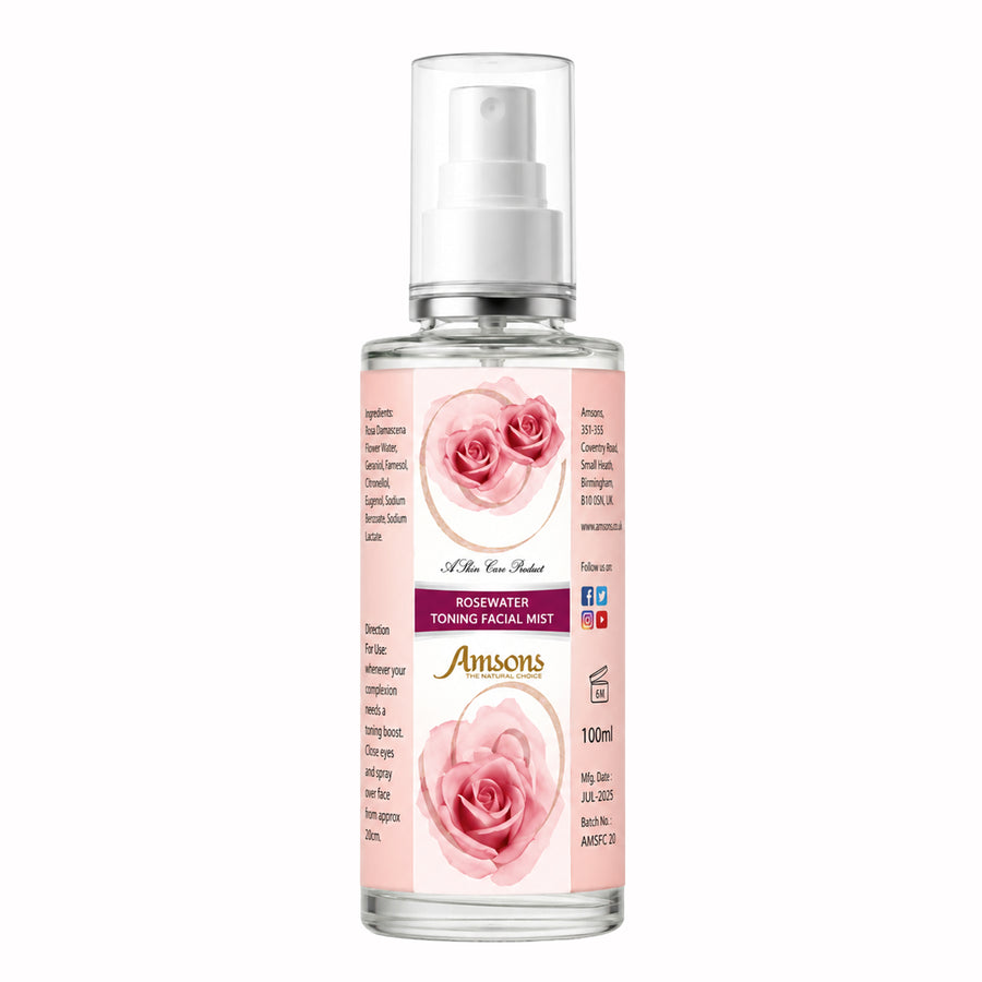 Rose Water Toning Facial Mist 100ml