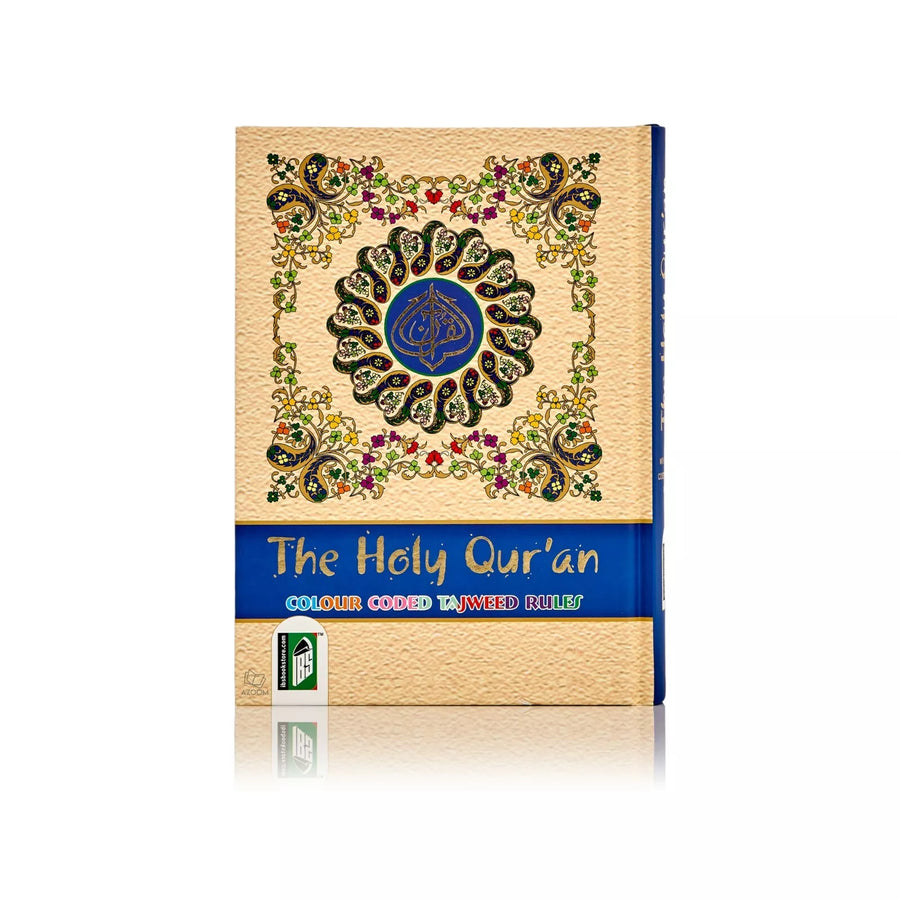 The Holy Quran Colour Coded Tajweed Rules Hardback A5
