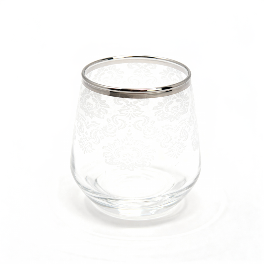 8 Pc Silver Trimmed Zamzam Set 8771