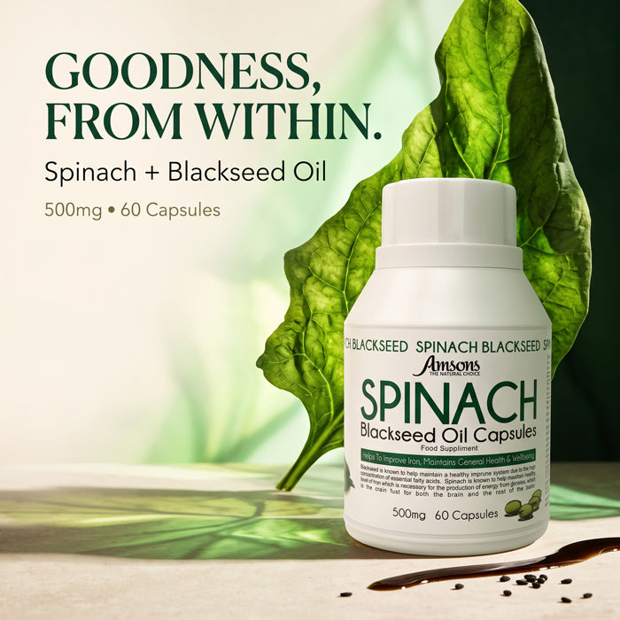 Spinach Blackseed Oil 60 Capsules