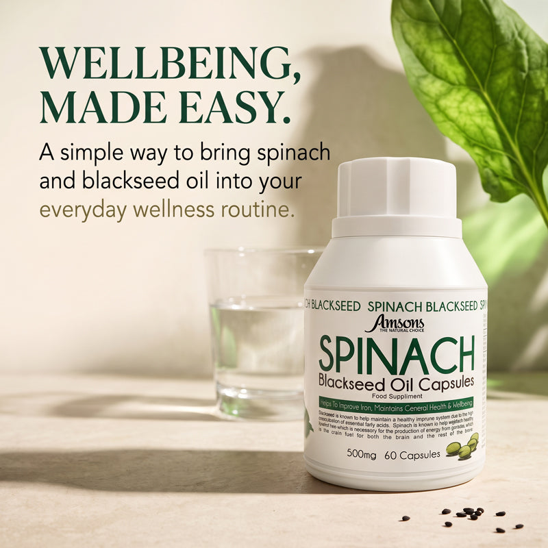 Spinach Blackseed Oil 60 Capsules