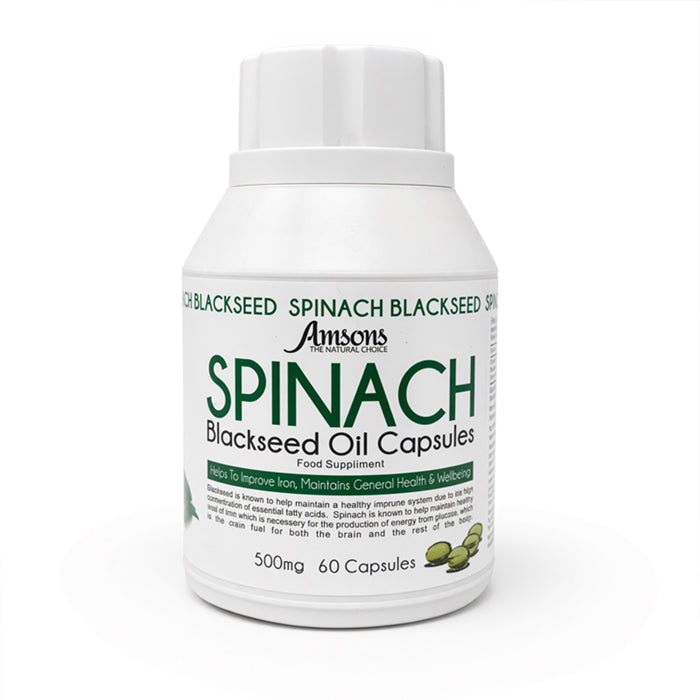 Spinach Blackseed Oil 60 Capsules