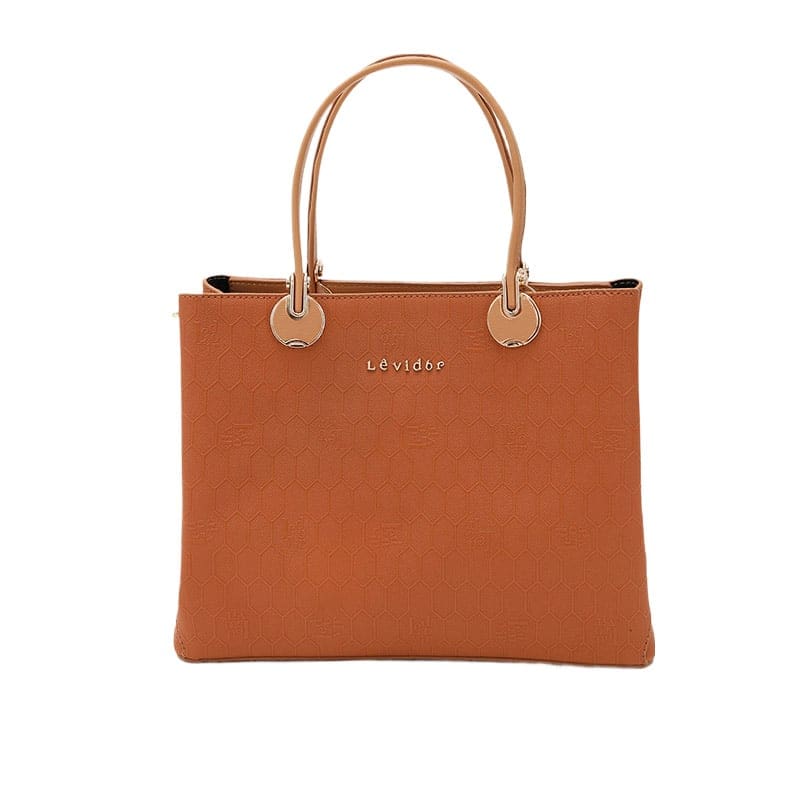 Women's Tan Medium Top Handle Tote Bag Ref 930013