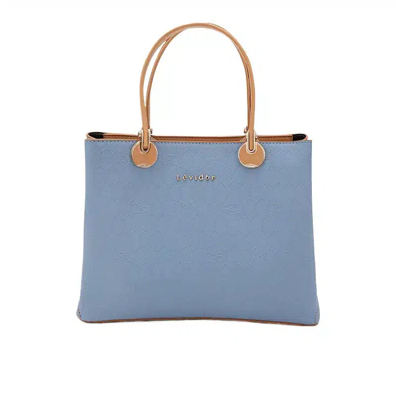 Women's Light Blue Medium Top Handle Tote Bag Ref 930013