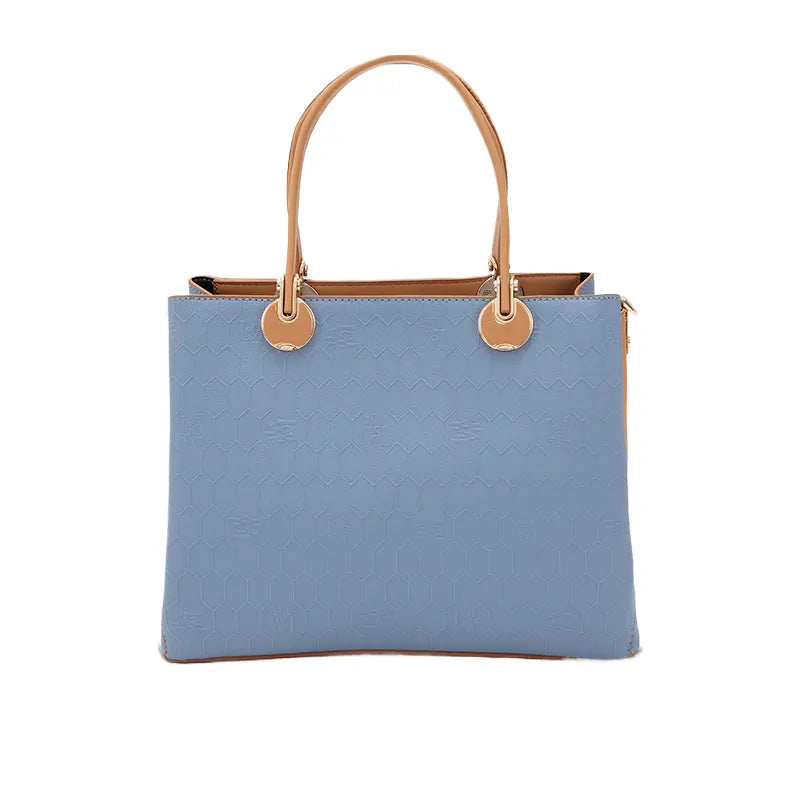 Women's Light Blue Medium Top Handle Tote Bag Ref 930013