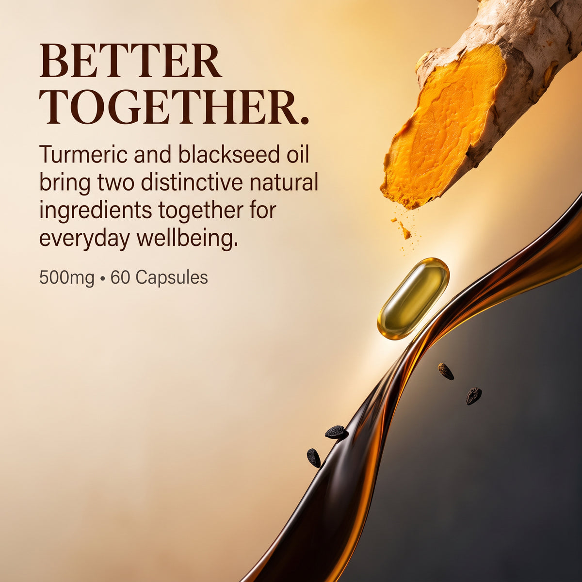 Turmeric Capsules Food Supplement 60 Tablets