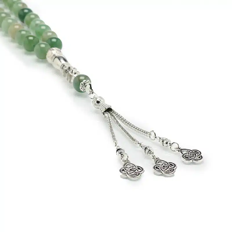 Light Green Marble 33 Bead Tasbih