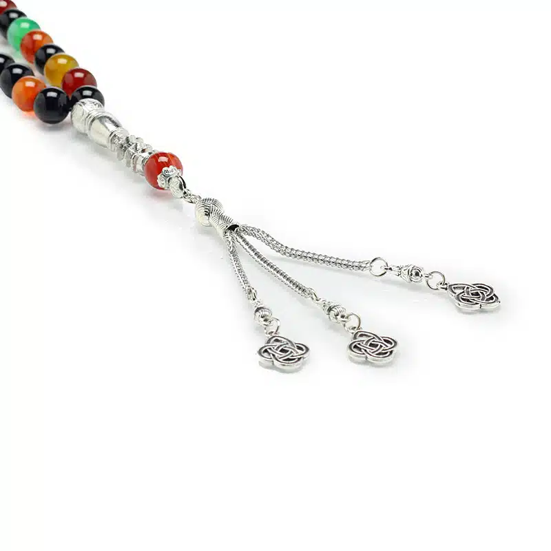 Multi Coloured Marble 33 Bead Tasbih