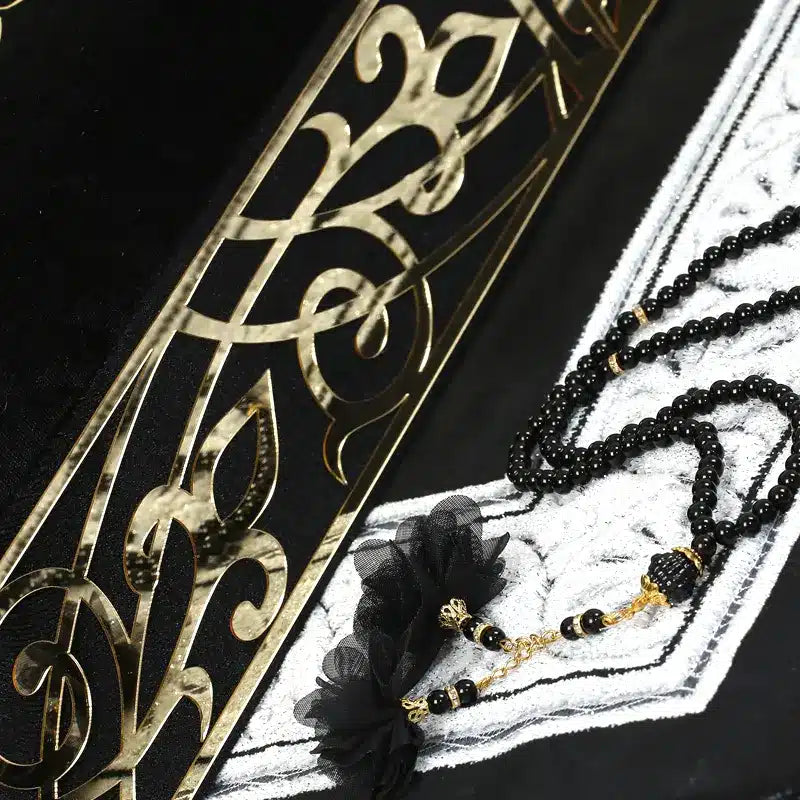 Black Velvet Plexi Prayer Gift Box