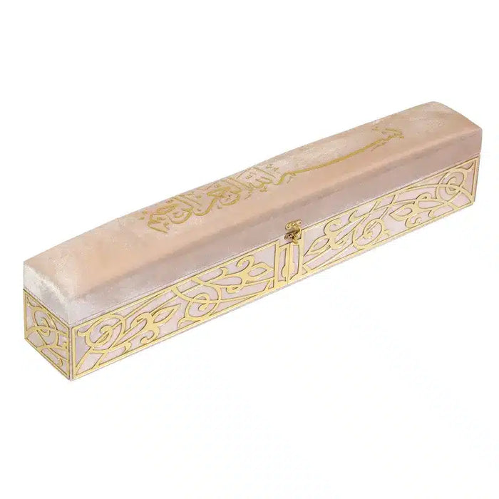 Peach Velvet Plexi Prayer Gift Box 11002