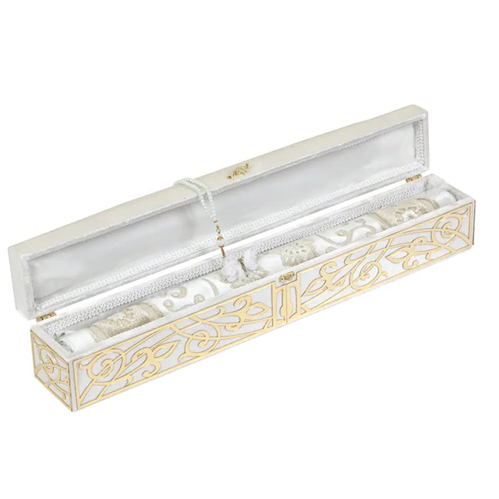 Cream Velvet Plexi Prayer Gift Box 11002